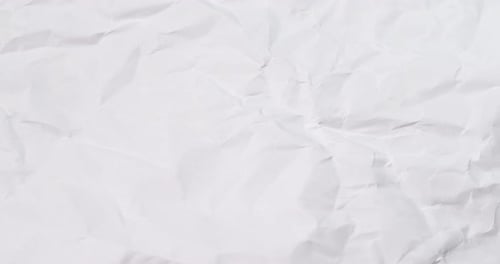 Wrinkled White Paper Texture Abstract Background