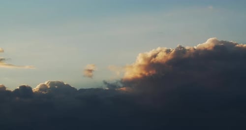 Clouds At Sunset Timelapse