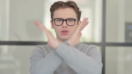 Young Adult Making No Gesture, Close Up