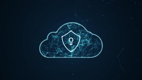 Cloud computing concept.