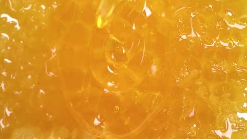 Honey Macro Background