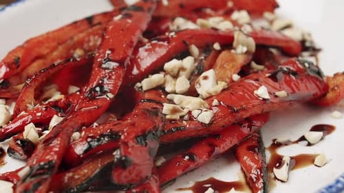 Grilled Red Peppers