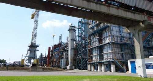 Pipes That Make Dangerous Emissions Into The Atmosphere And Pollute The Environment.