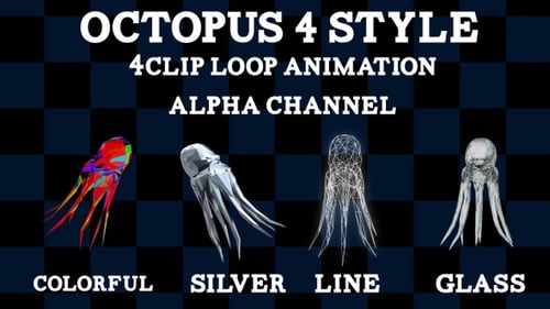 Boucle Octopus à 4 clips