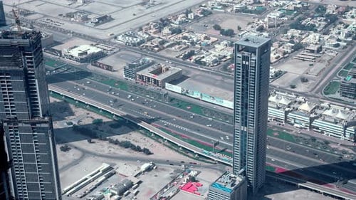Amazing Dubai Skyline View From Above