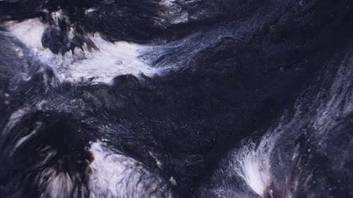 Abstract Black Paint