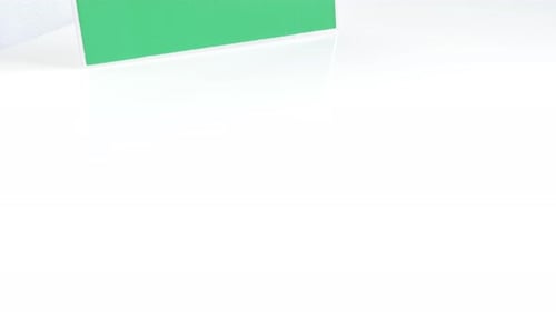 Green screen empty photo frame 4K UHD 3840X2160 pan footage - Photo frame green screen 4K UHD 2160p