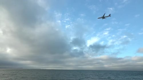 Plane on the Horizon