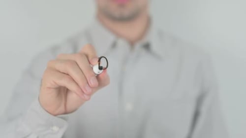 Donate Writing on Transparent Screen