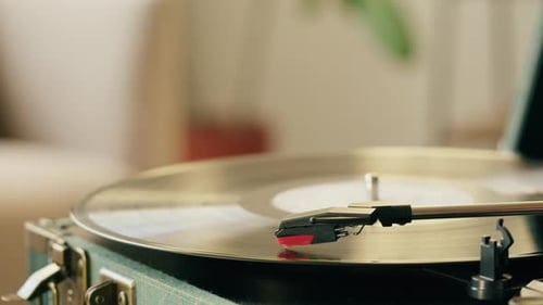 Vinyl Record Closeup