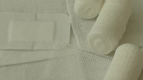 Bandages and Gauze for First Aid Medical Care
