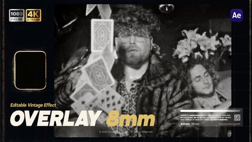 Vintage 8mm Overlay Effect