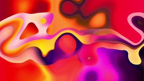 Dynamic Abstract Wavy Liquid Shapes Flow Background