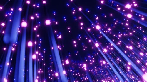 Light Transmission Through Fiber Optic Cables