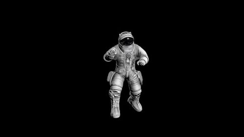 Astronaut Lustiger Tanz