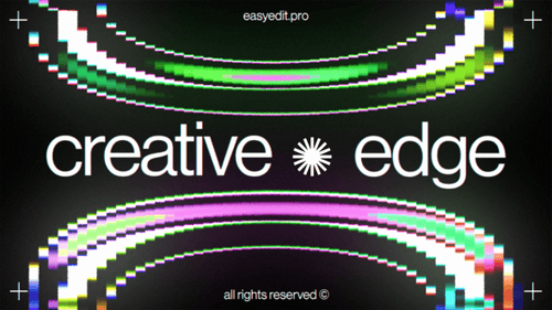 Glitchy Typography | MOGRT