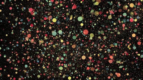 Colorful Particles Background