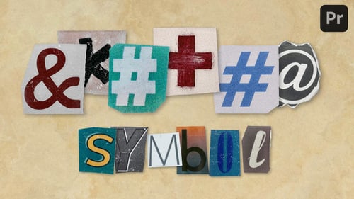 Ransom Letters - Symbols