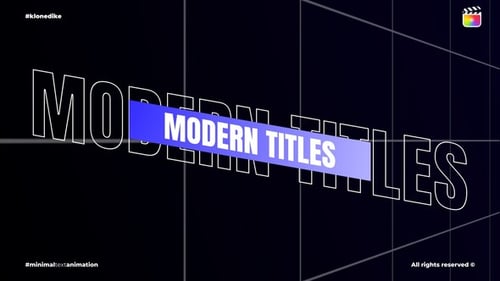 Dynamic Minimal Text Animations for Modern Titles and Lower Thirds