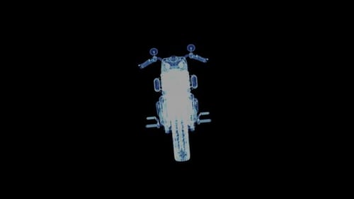 The Hologram of a Modern Road Bike