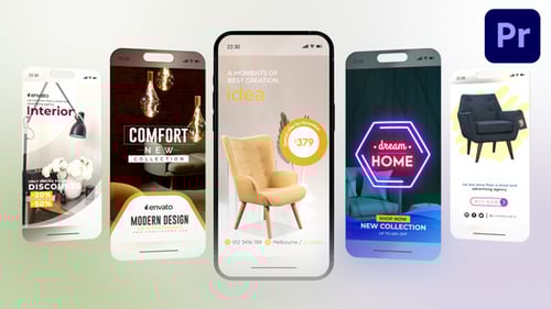 Clean Mobile Story Templates for Modern Product Promotion