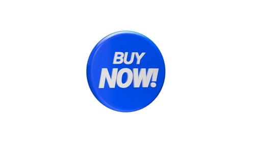 Blue Buy Now Discount Sale Badge 25 Percent Off