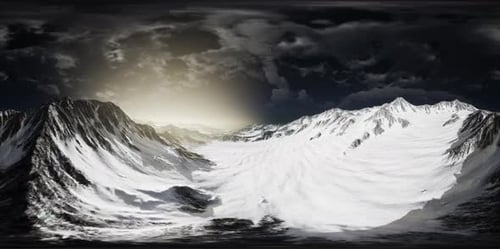 VR 360 Norway Mountains Severe Landscape