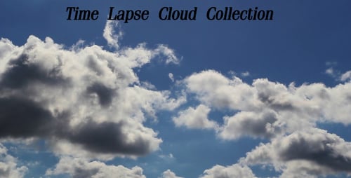 Colleción de nubes de Time Lapse 5