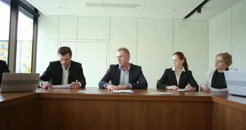 Business People at corporate meeting