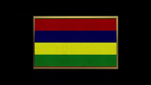 Mauritius 3D Flag
