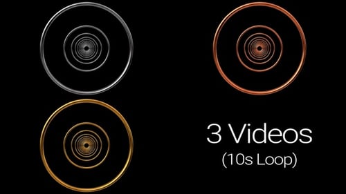 Tunnel métallique à cercle concentrique