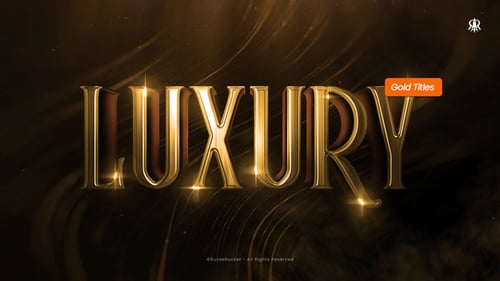 Luxury Gold Titles