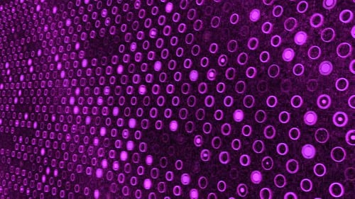Background of colored pulsating circles