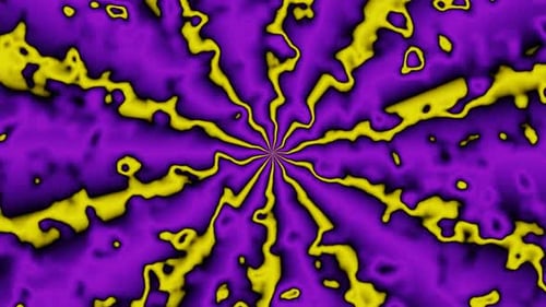 Abstract Swirling Psychedelic Background Animation Loop