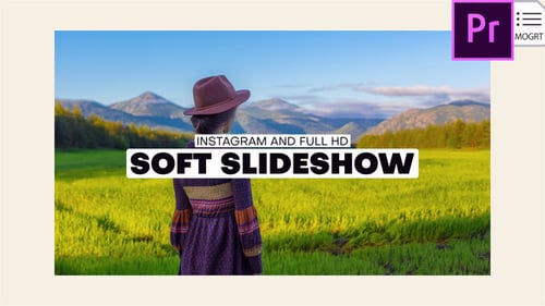 Soft Slideshow | Premiere Pro MOGRT