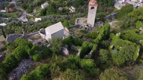 Remains of Ancientt City with Old Wall