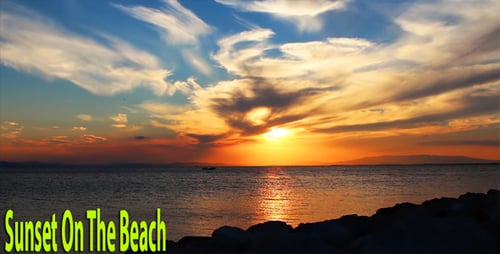 Sunset On The Beach
