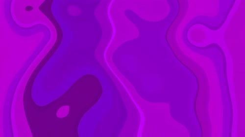Fluid Purple and Pink Abstract Morphing Background Loop