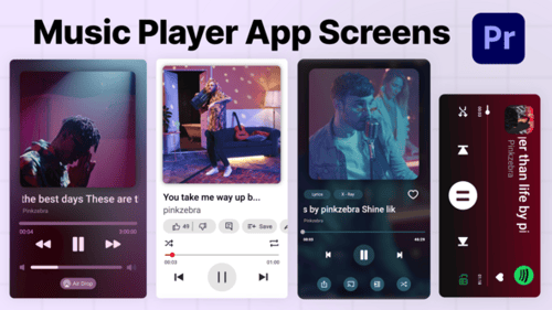 Music Player App Screens
