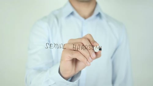 Sexuelle Belästigung, Schreiben auf dem Bildschirm
