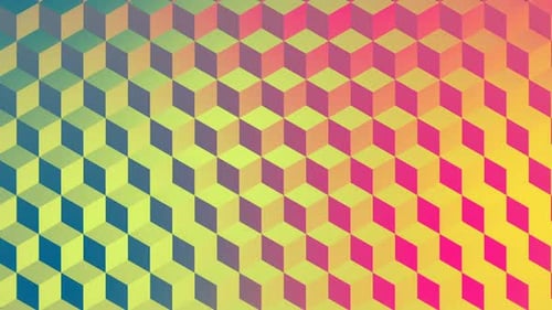 Digital generated video of geometric pattern
