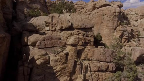 Aerial Shot Rock Formation