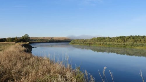Fog Over the Big River Timelapse