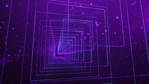 Digital Cyberspace with Particles and Connections to Digital Data Networks