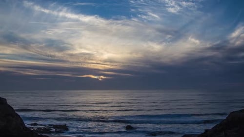 Wolken bei Sonnenuntergang