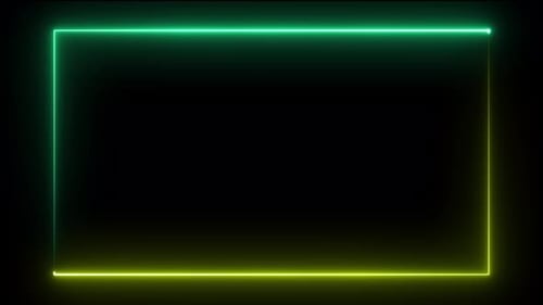 Abstract seamless background neon color looped animation of fluorescent ultraviolet light
