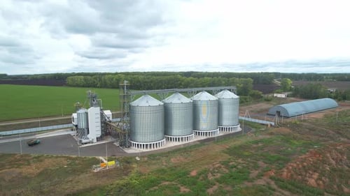 Grain storage facility