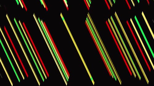 Dynamic Glitch Lines Abstract Motion Background