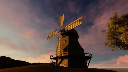 Windmill Landscape