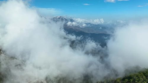 Background Clouds Texture aerial view 4 K